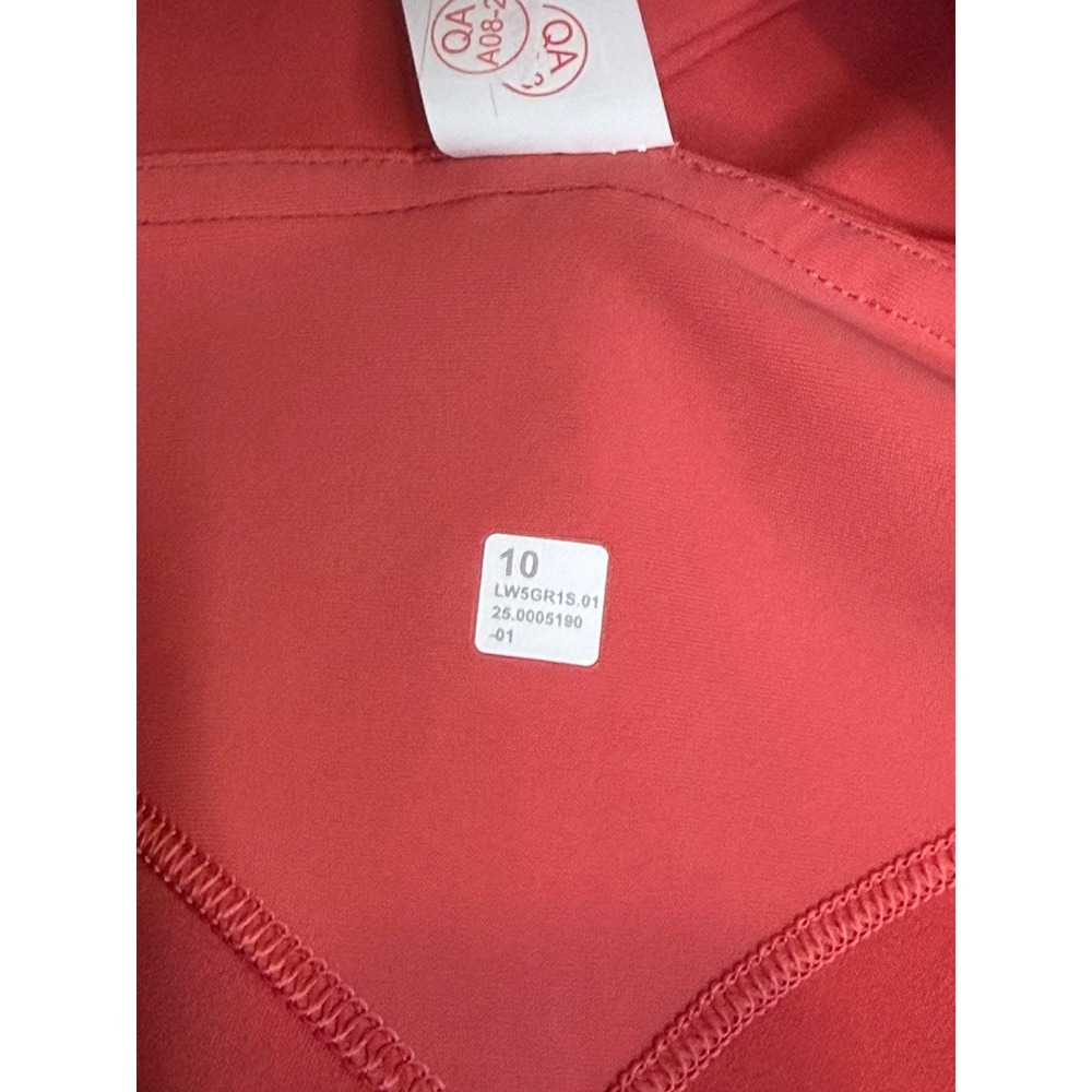 Lululemon Cut-Out Waist HR Train Tight 25 Desert Sun Red LW5GR1S Size 10 NWT - Picture 5 of 6